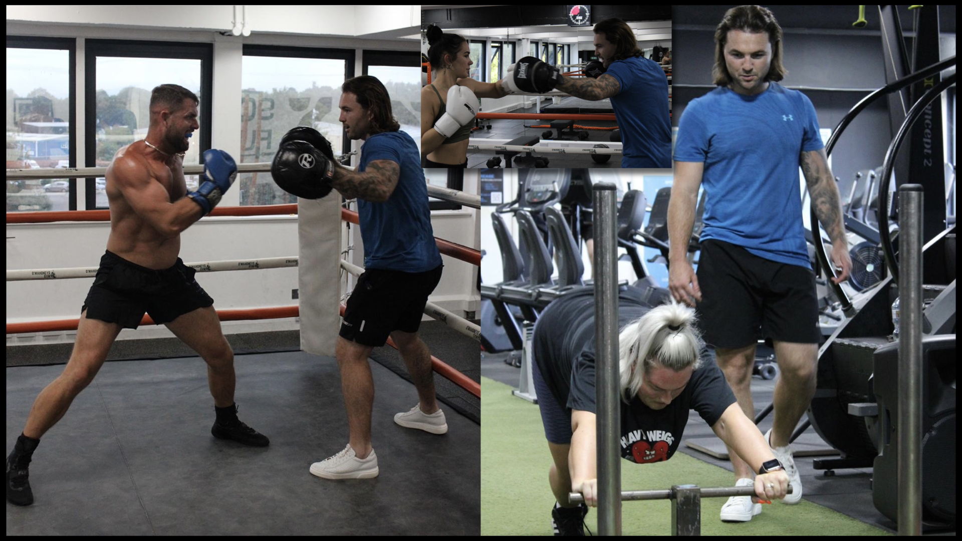 George with clients training