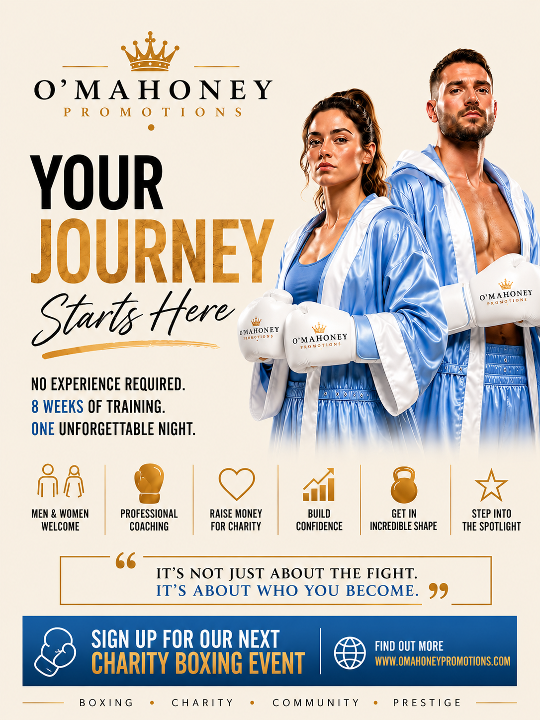 O'Mahoney Promotions — Your Journey Starts Here